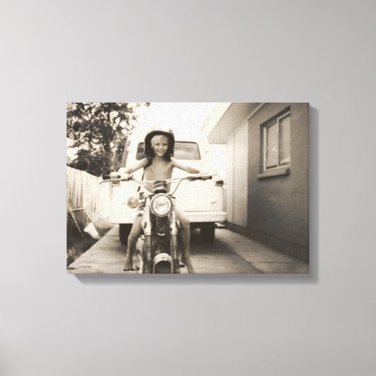 motorrijder canvas afdruk (Voorkant)
