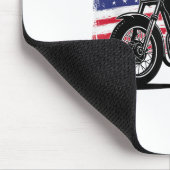 Motorrijder Christelijk US Flag Jesus _1 Muismat (Hoek)