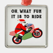 Motorrijder Collectible Metalen Ornament (Voorkant)