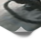 motorrijder en poster voor twee meisjes (Hoek)