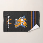 Motorrijder Extreme Motorcross Custom Name Handdoek (Handdoek)