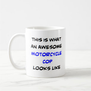 motorrijder, geweldige koffiemok