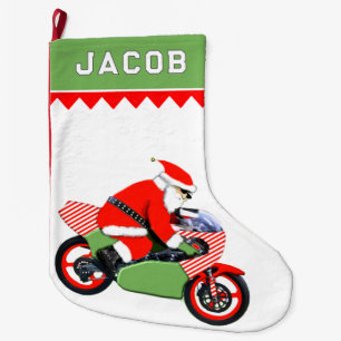 Motorrijder Grote Kerstsok