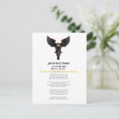 Motorrijder Herdenkingsgedicht Briefkaart (Staand voorkant)