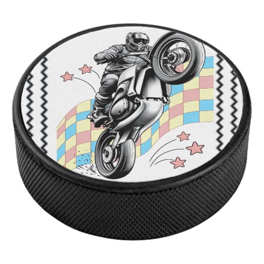 motorrijder hockey puck (3/4)