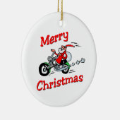 Motorrijder Keramisch Ornament (Rechts)