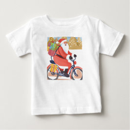 Motorrijder kerstman