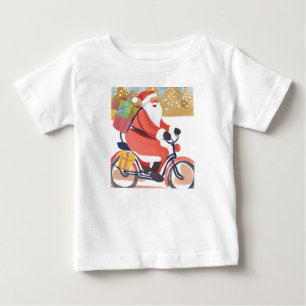 Motorrijder kerstman