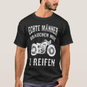 Motorrijder MC Rocker Motorcycle T-shirt (Voorkant)