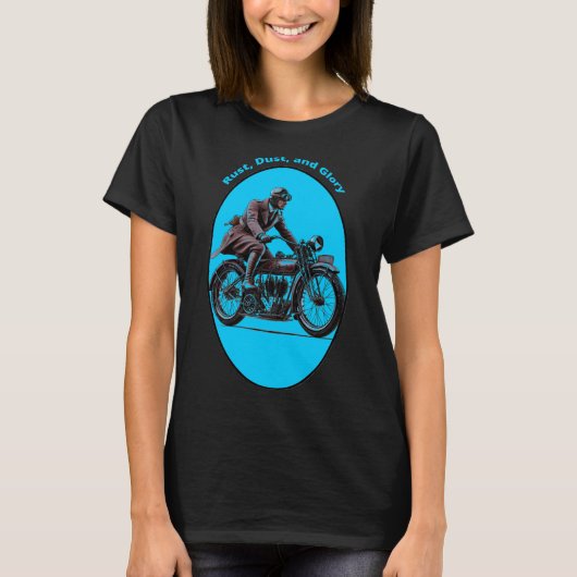 motorrijder met een bril URM T-shirt (Voorkant)