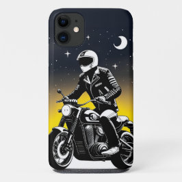 Motorrijder met masker rijden Case-Mate iPhone case