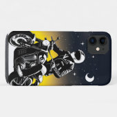Motorrijder met masker rijdend Case-Mate iPhone case (Achterkant (horizontaal))