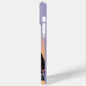 Motorrijder met schedelmasker rijden Case-Mate iPhone case (Achterkant / Links)