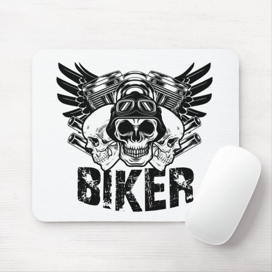 motorrijder muismat (Met muis)