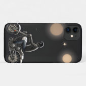 Motorrijder onder maanverlichte hemel Case-Mate iPhone case (Achterkant (horizontaal))