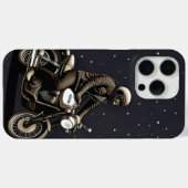 Motorrijder onder maanverlichte hemel Case-Mate iPhone case (Achterkant (horizontaal))