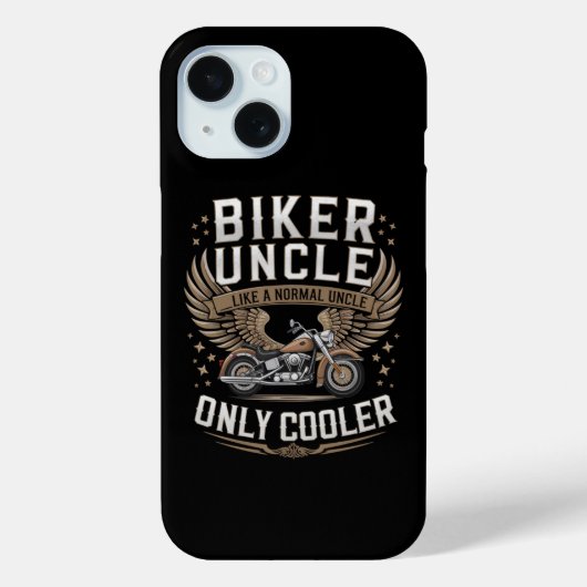 Motorrijder Oom Motorfiets Vaderdag Case-Mate iPhone Case (Achterkant)