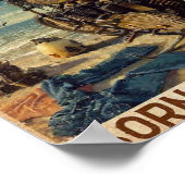  motorrijder poster (Hoek)