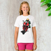 Motorrijder Rijden Rode Sportbike T-shirt