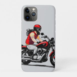 Motorrijder rijdt door een actievolle straat Case-Mate iPhone case