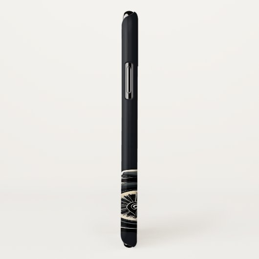 Motorrijder rijdt onder maanverlichte hemel Case-Mate iPhone case (Achterkant / rechts)