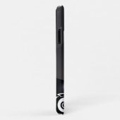 Motorrijder rijdt onder maanverlichte hemel Case-Mate iPhone case (Achterkant/rechts)