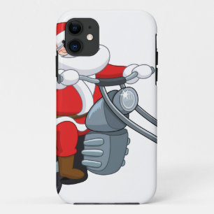 motorrijder santa claus Case-Mate iPhone case