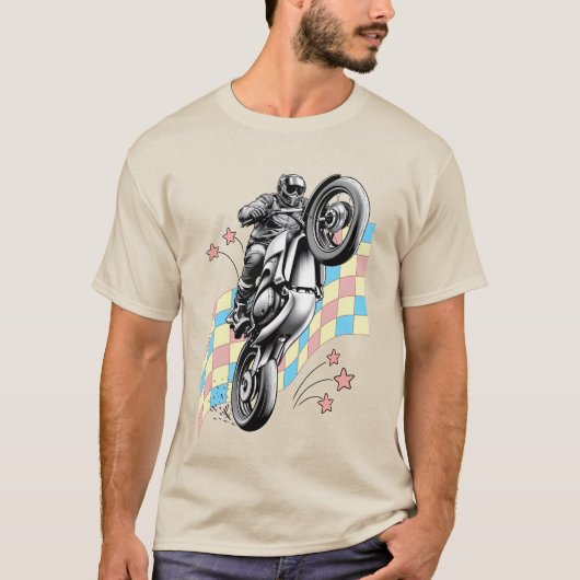 motorrijder t-shirt (Voorkant)