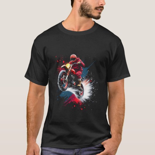 Motorrijder T-shirt (Voorkant)