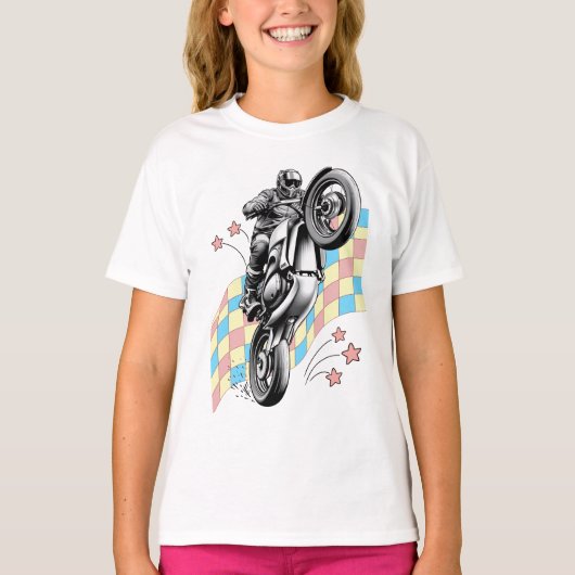 motorrijder t-shirt (Voorkant)
