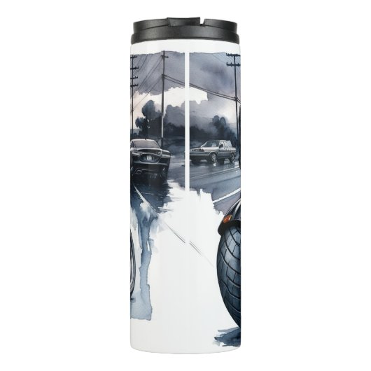 Motorrijder Thermosbeker (Achterkant)