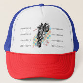 motorrijder trucker pet (Voorkant)