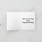 motorrijder verjaardag kaart (Binnen)