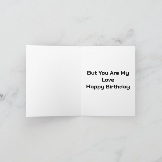 motorrijder verjaardag kaart (Binnen)