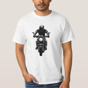 Motorrijder Zwarte Street Bike Rijder t-shirt