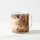 Motorrijders Canyon Sunrise Road Mok (Voorkant rechts)