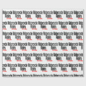 Motorrijders doen het beter Humor Cadeaupapier (Vlak)