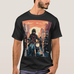Motorrijders eren t-shirt