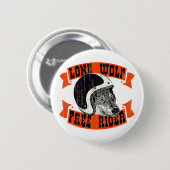 Motorrijders Ronde Button 5,7 Cm (Voorkant /achterkant)