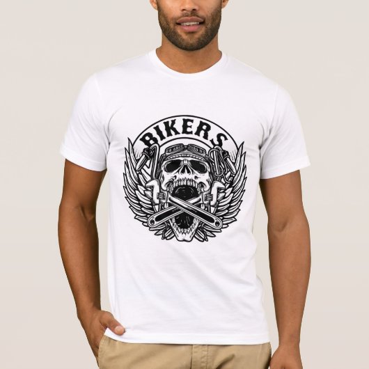 Motorrijders T-shirt (Voorkant)