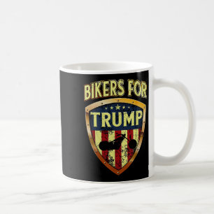 Motorrijders voor Trump grappig motorrijders cadea Koffiemok