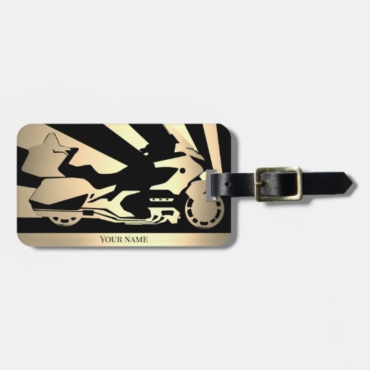 MotorrijdersBagage Label Bagagelabel (Voorkant horizontaal)