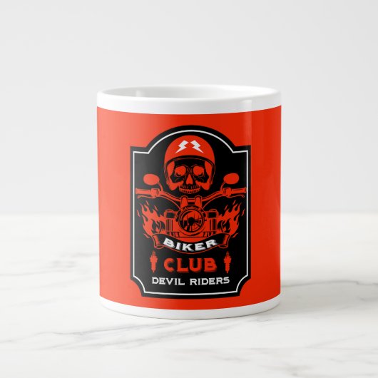 motorrijdersvereniging grote koffiekop (Voorkant)
