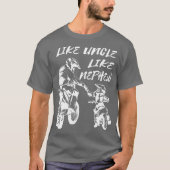 Motorrijfamilie van oom en Nephew T-shirt (Voorkant)