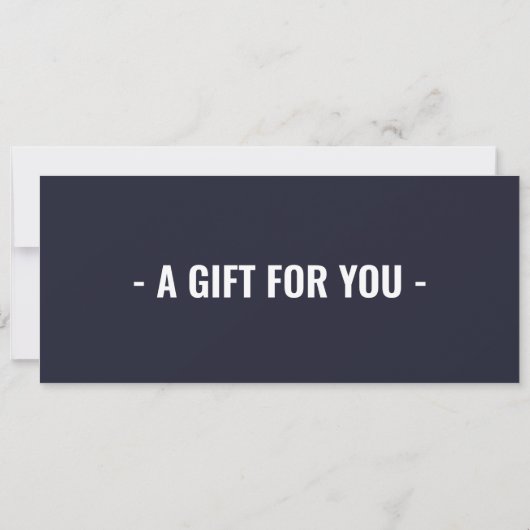 Motorrijlessen Cadeaubon Kaart (Achterkant)