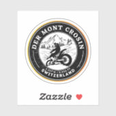 Motorrijtournee van kolonel du Mont Crosin swiss-a Sticker (Vel)
