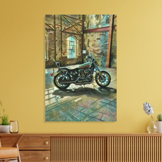 motorrijtuigengeschenken canvas afdruk (Insitu (Woonkamer))
