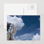 motorrijtuigenverlichting achtergrond briefkaart (Voorkant / Achterkant)