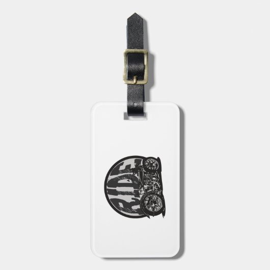  motorrijwiel bagagelabel (Voorkant verticaal)