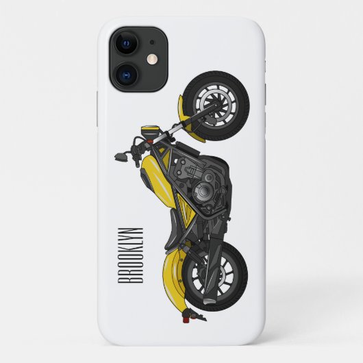 Motorrijwiel, cartoon Case-Mate iPhone case (Achterkant)